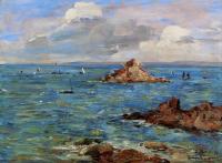 Boudin, Eugene - The Sea at Douarnenez